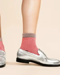 Hansel From Basel Umbrella Short Crew Socks - Pink Online