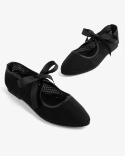 Intentionally Blank Valley Mesh Ballet Flat - Black Online