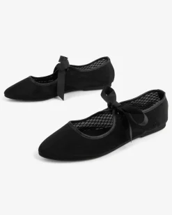 Intentionally Blank Valley Mesh Ballet Flat - Black Online