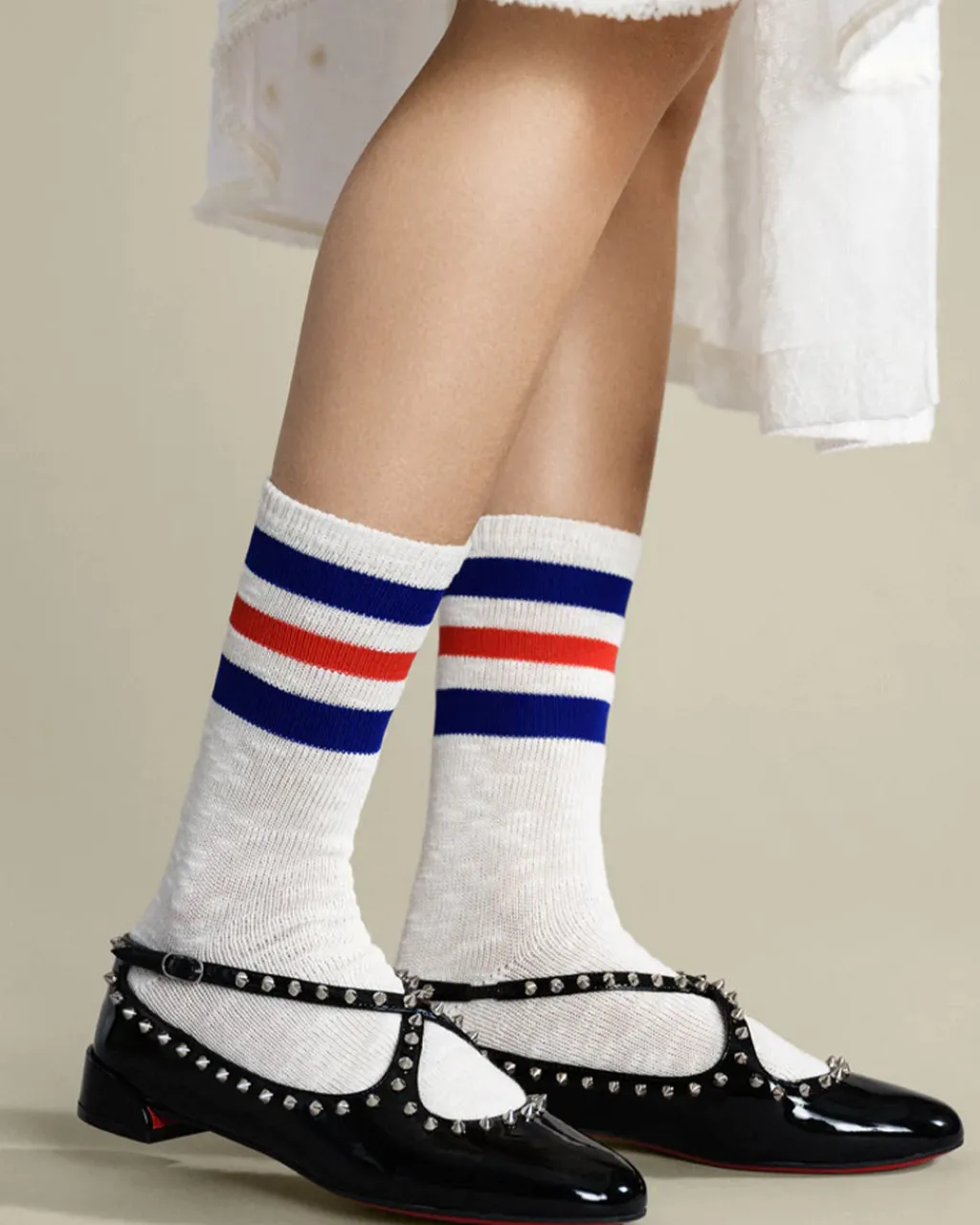 Hansel from Basel Varsity Slub Crew Socks Sale