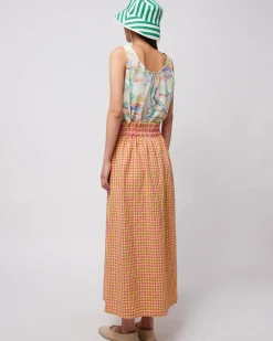 Bobo Choses Vichy Evasé Skirt Hot
