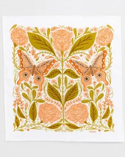 Gingiber Tea Towel Vintage Butterfly New
