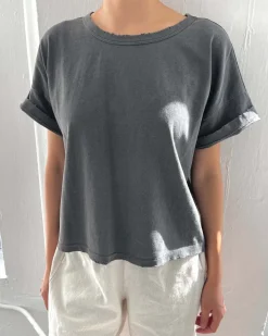 Le Bon Shoppe Vintage Fille Tee - Washed Black Online