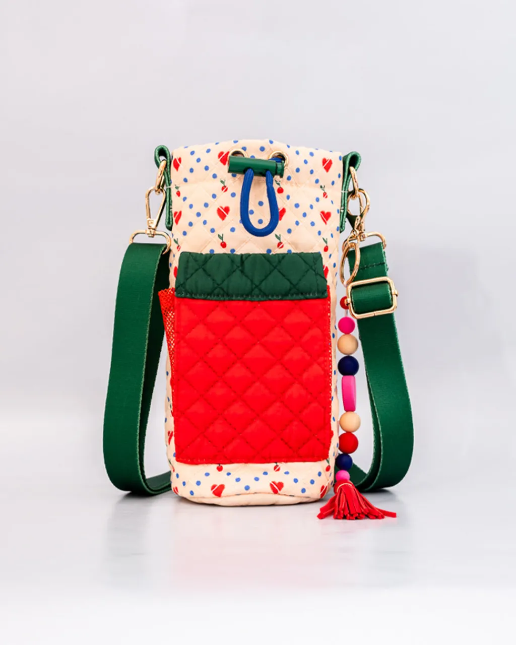 ban.do Water Bottle Sling - Cherry Hearts New