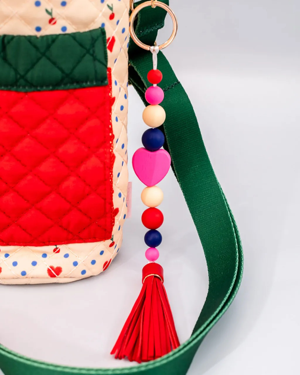 ban.do Water Bottle Sling - Cherry Hearts New