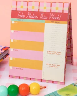 ban.do Week to Week Desk Planner - Take Notes This Week Best