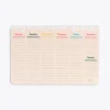 ban.do Week-to-Week Mega Desk Notepad - Daisies Clearance