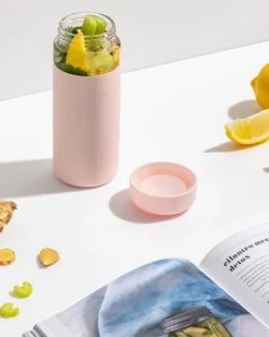 W&P Wide Mouth Glass Water Bottle - Blush Discount