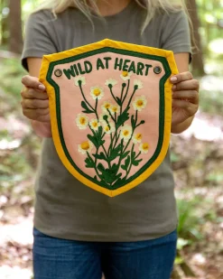 1canoe2 Wild At Heart Embroidered Canvas Banner Hot