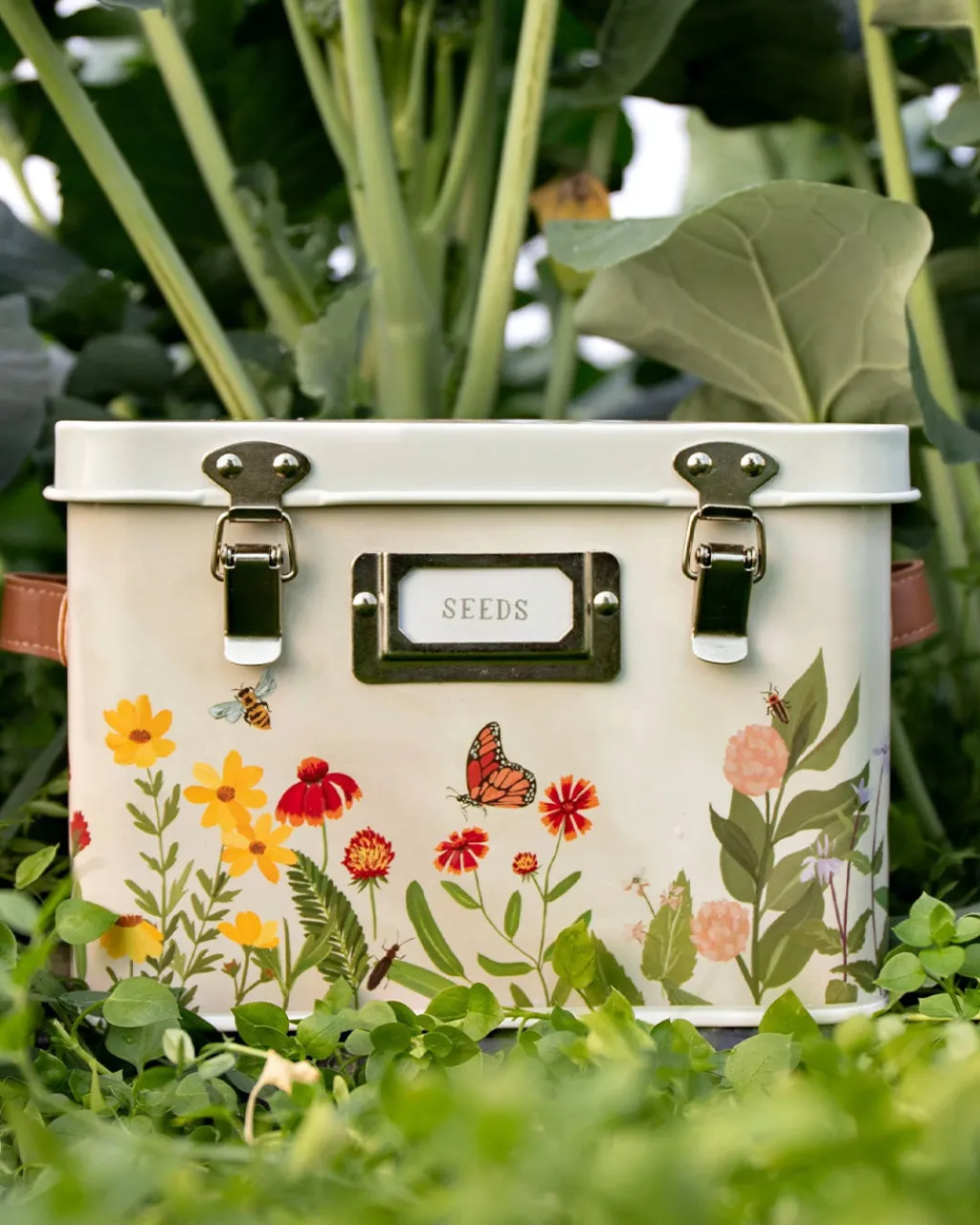 1canoe2 Wildflower Botanicals Tin Seed Storage Box