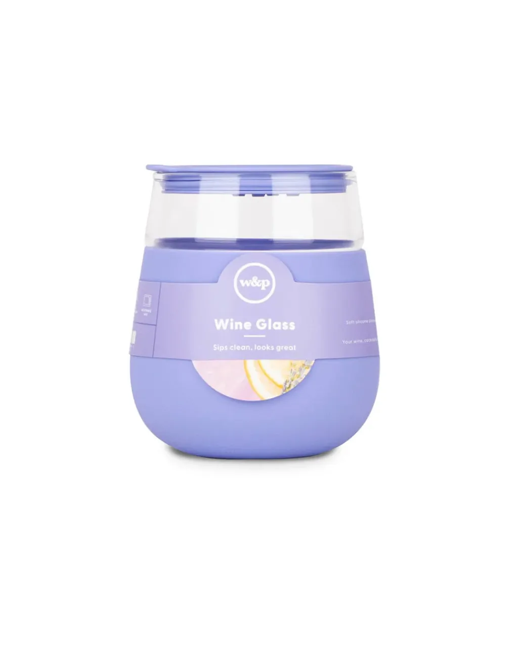 W&P Wine & Drink Glass Cup - Lavender Discount