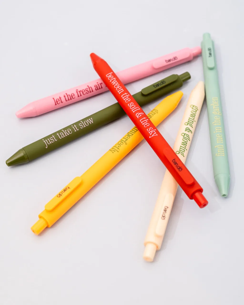 ban.do Write On Gel Pen Set - Garden Sayings Discount
