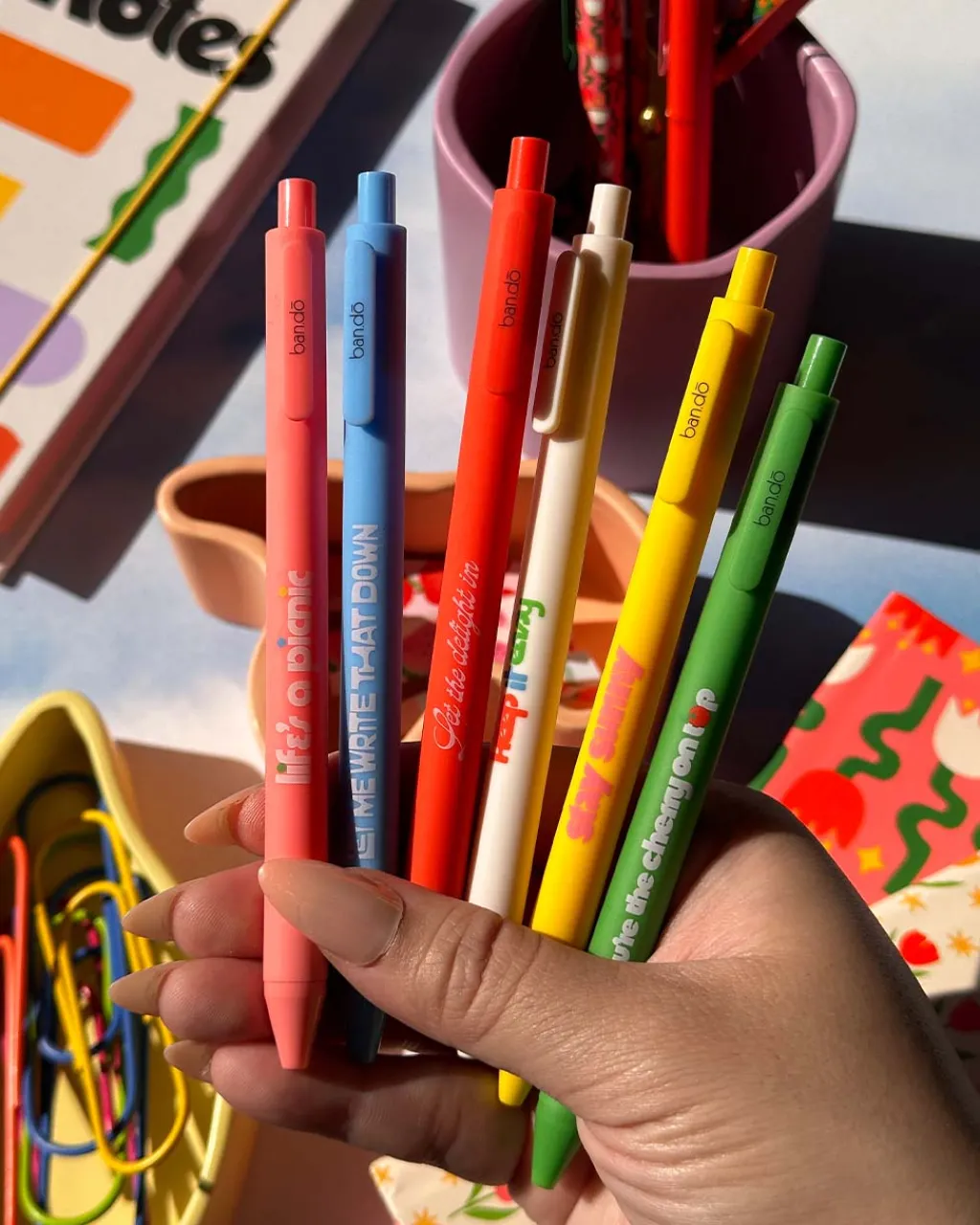 ban.do Write On Gel Pen Set - You're The Cherry On Top Hot
