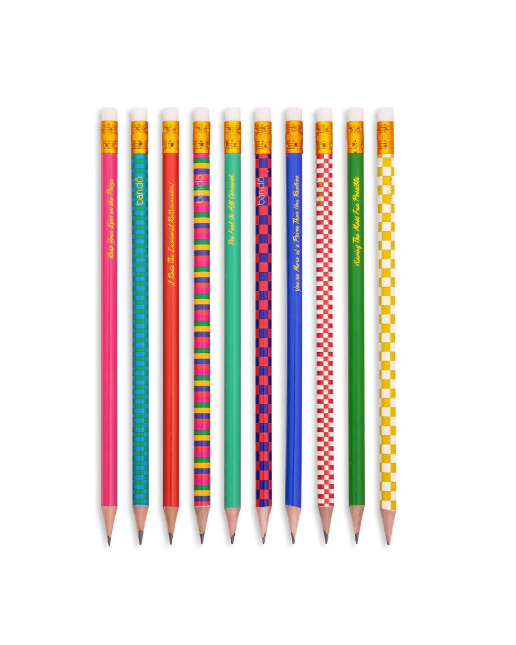 ban.do Write On Pencil Set - Most Fun Possible New