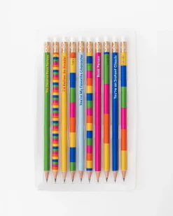 ban.do Write On Pencil Set - Rather Be Readin'