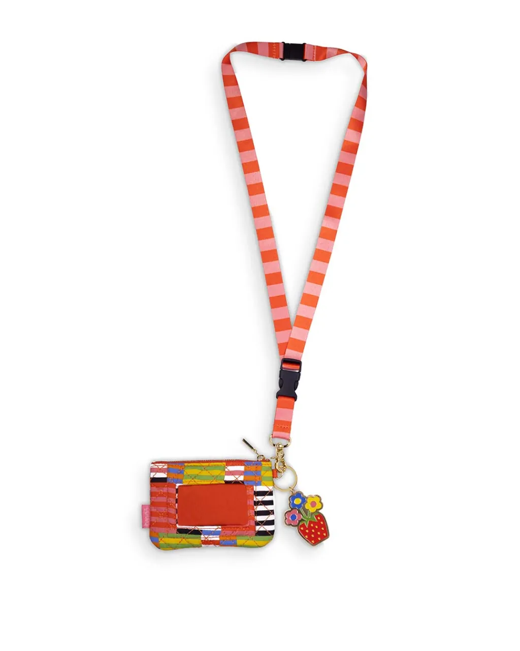 ban.do Zip ID Lanyard - Black Stripe Sale