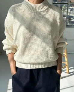 Le Bon Shoppe Zoe Cotton Sweater - Naturel New