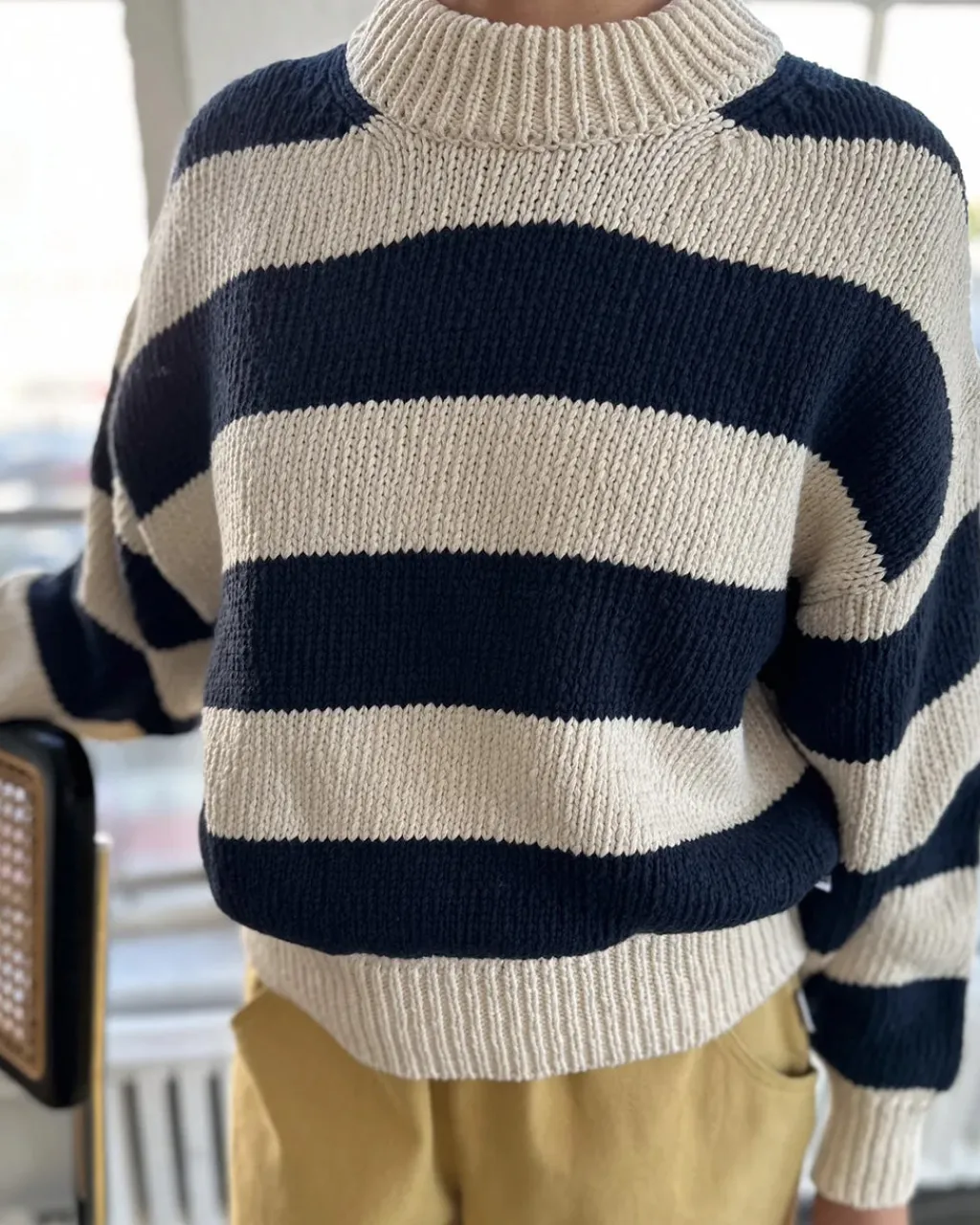 Le Bon Shoppe Zoe Sweater - Navy Stripe Discount